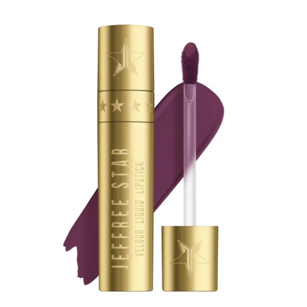 Jeffree Star Star Knockout Velour Liquid Lipstick- rich warm tone purple, vegan - Picture 2 of 7